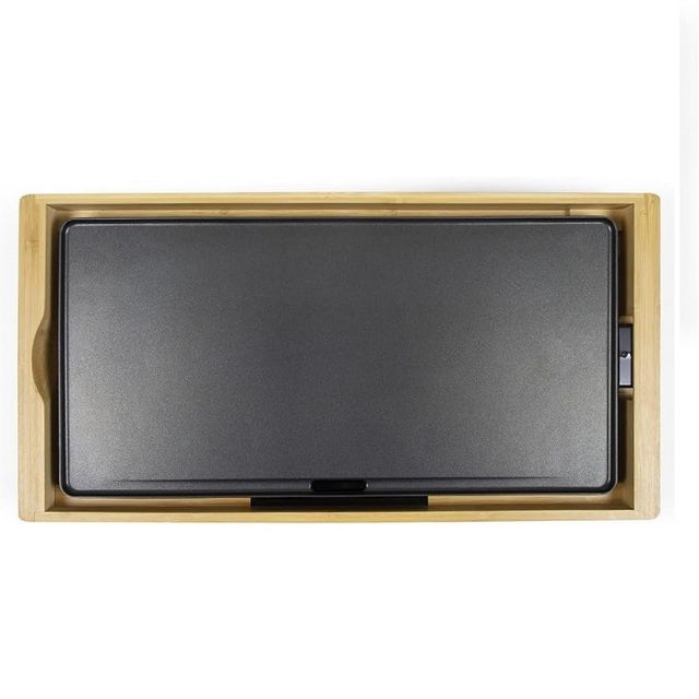 Livoo plancha gril bambou 2200W noir DOC202