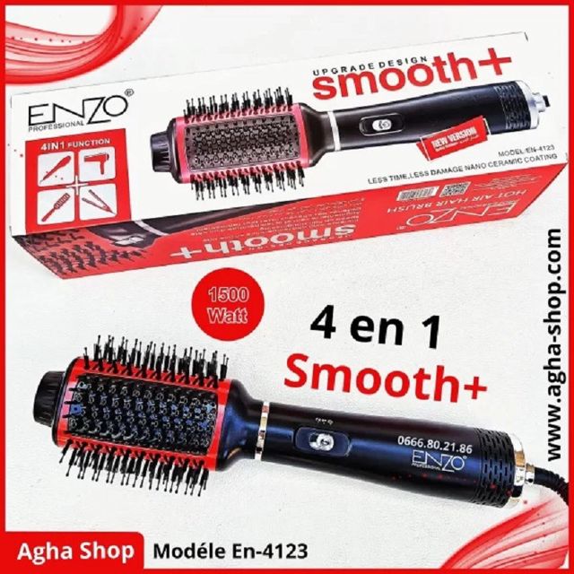 Enzo brosse soufflante smooth+ en-4123