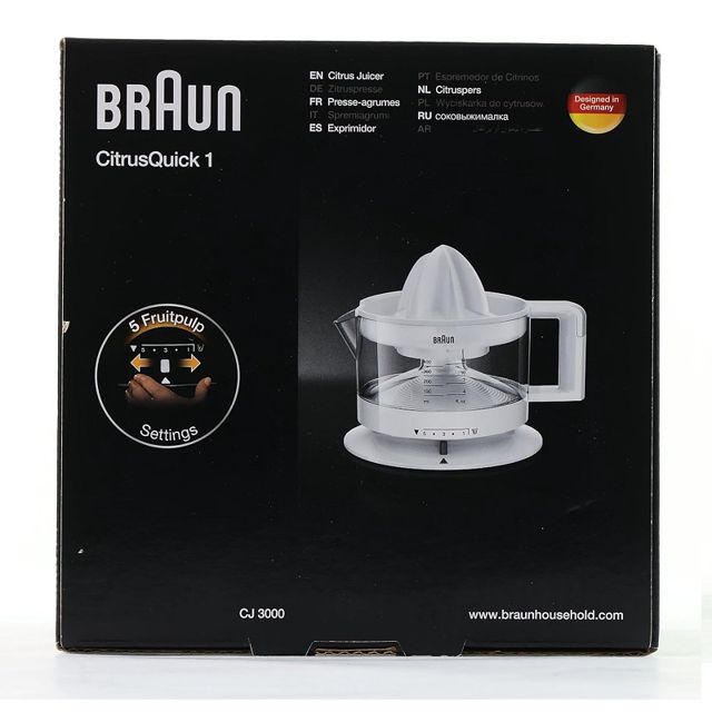 Braun presse agrume electrique CJ3000WH