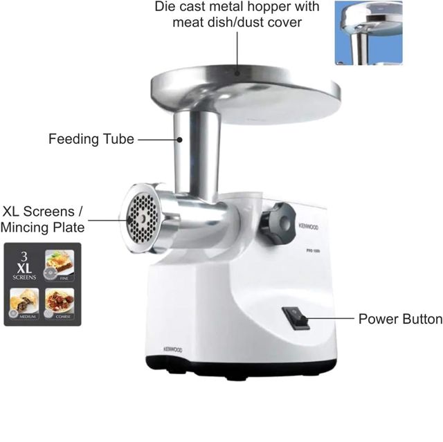 Kenwood hachoir viande meat grinder mincer 1500W MG470