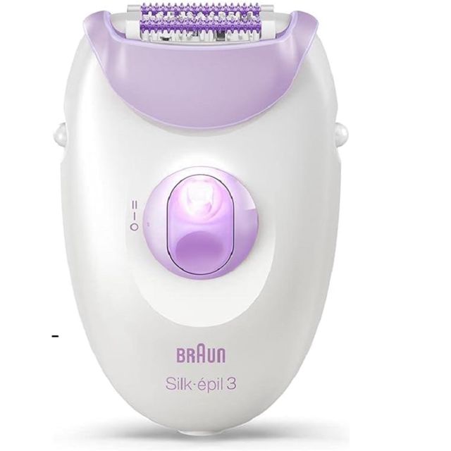 Braun epilateur silk-épil 3 SE3-170 blanc/violet
