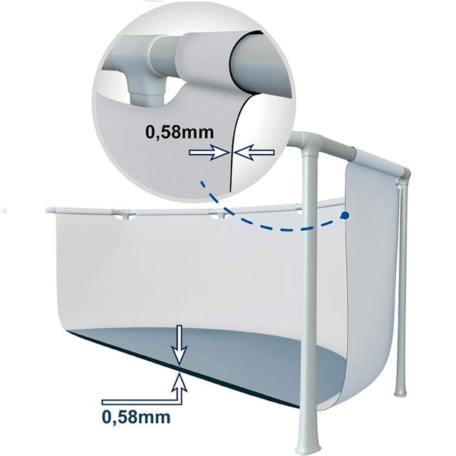 intex piscine avec filtre et échelle 3x1.75x0.80m 26784