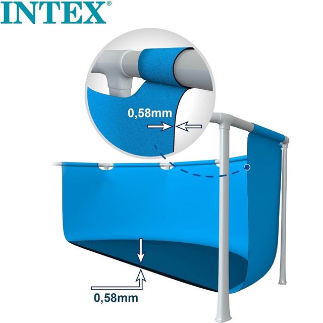 Intex piscine avec échell et pompe 4x2x1m 26790