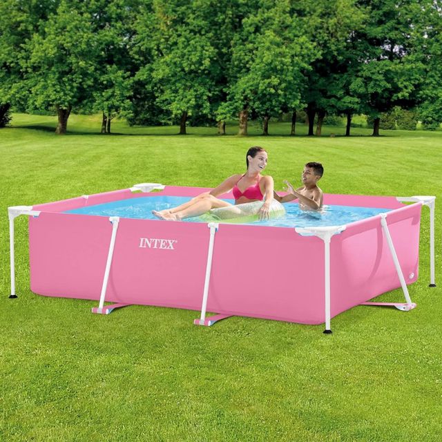 Intex piscine rose 220X150X60cm 28266np