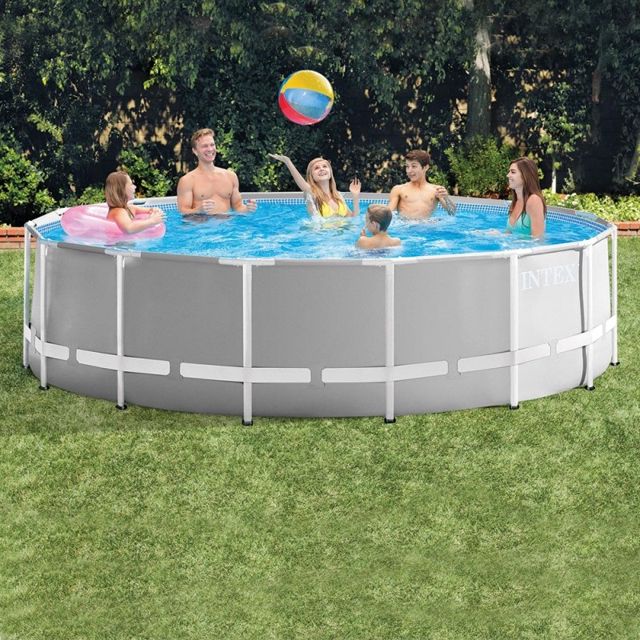 Intex piscine échell et pompe 4.57x1.22xm 26726