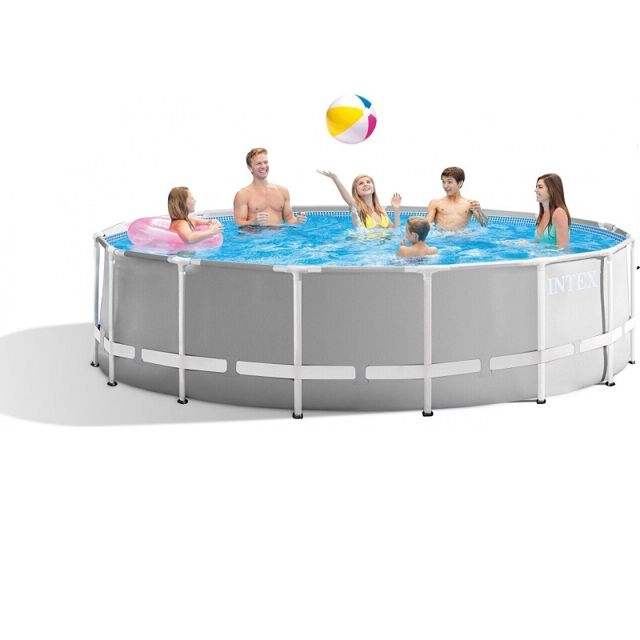 Intex piscine échell et pompe 4.57x1.22xm 26726