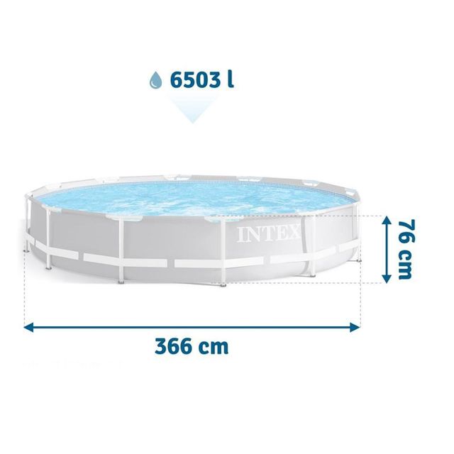 Intex piscine ronde amovible 3.66x76cm 26710NP