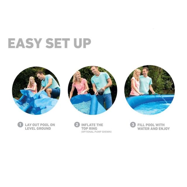 Intex piscine Gonflable Easy Set 396x84cm 28143