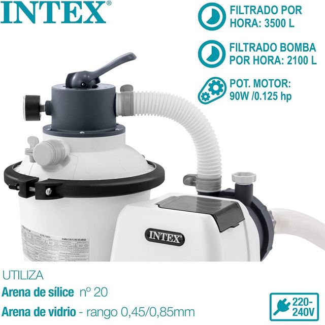 Intex filtre à sable pour piscine 2000l/h 26642
