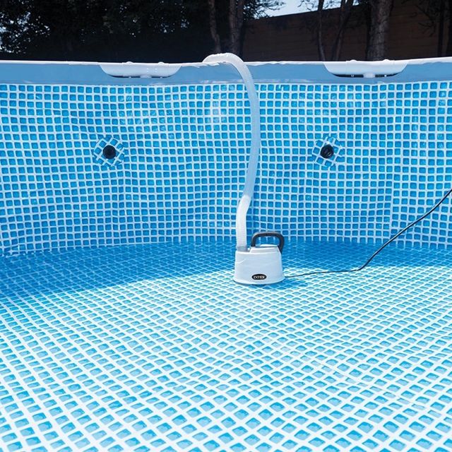 Intex pompe vide de piscine 3.6m3/h 28606