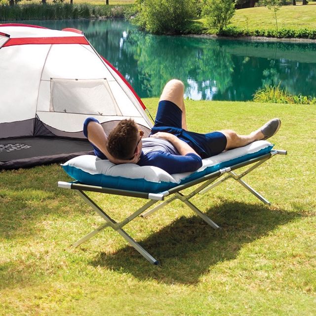 Intex matelas camping gonflable une place 67997