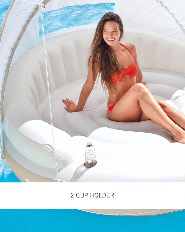 Intex lounge caraïbes pour piscine et sol 58292