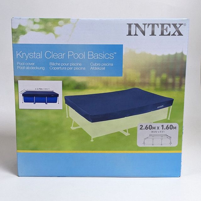 Intex bâche de protection pour piscine 2.6x1.6m 28036