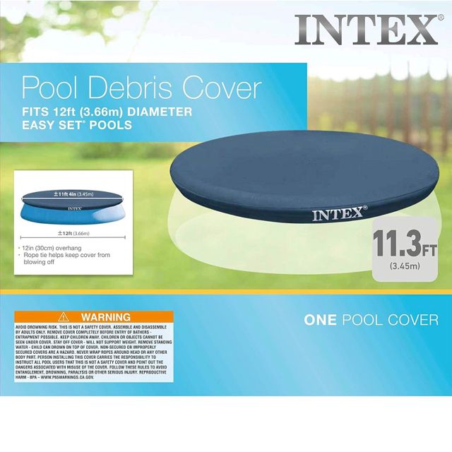 Intex couverture de piscine ronde 3.66cm 28022