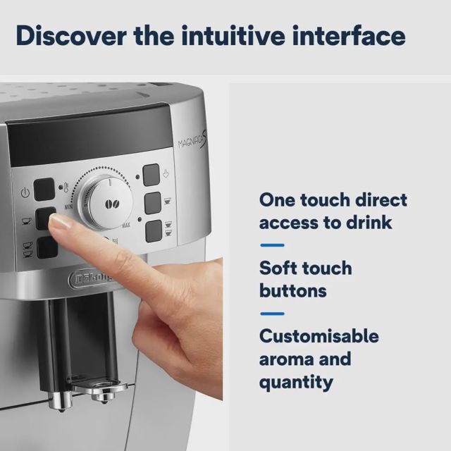 DeLonghi Magnifica S ECAM22.110.SB Café Broyeur