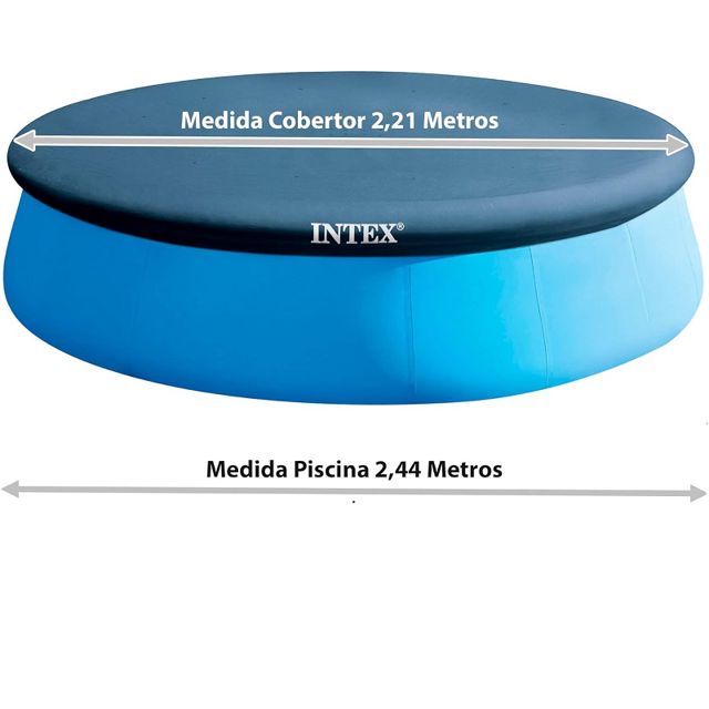 Intex bâche protection pour piscine 2.44 m 28020