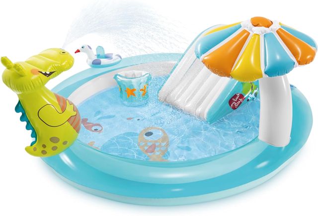Intex piscine aire de jeux gonflable Alligator 57165