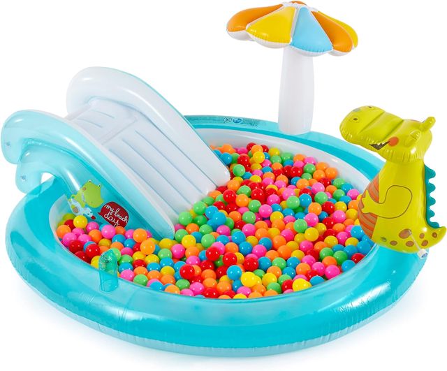 Intex piscine aire de jeux gonflable Alligator 57165
