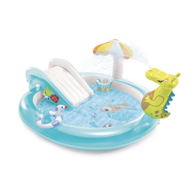 Intex piscine aire de jeux gonflable Alligator 57165