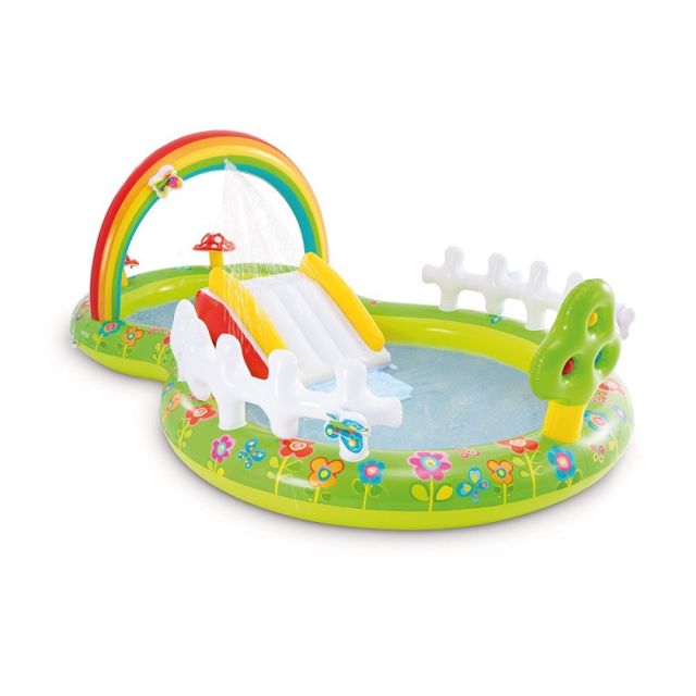 Intex piscine aire de jeux gonflable mon jardin 57154