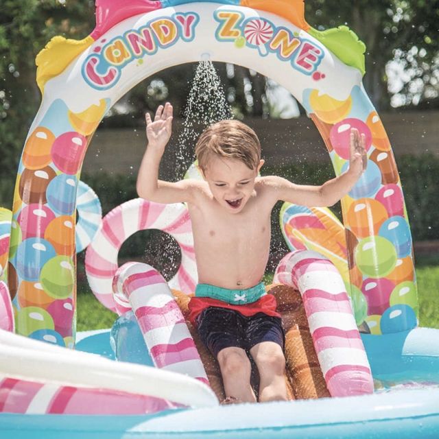 Intex piscine aire de jeux royaume des bonbons 57149