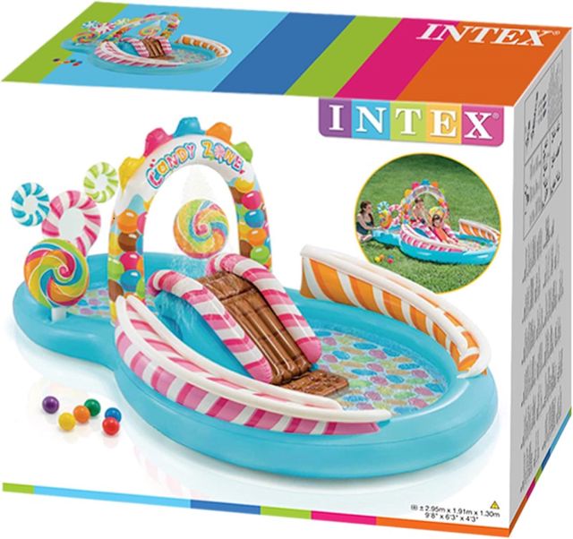 Intex piscine aire de jeux royaume des bonbons 57149