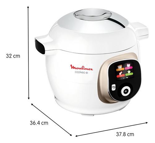 Moulinex Cookeo Blanc 180 recettes CE85BA10