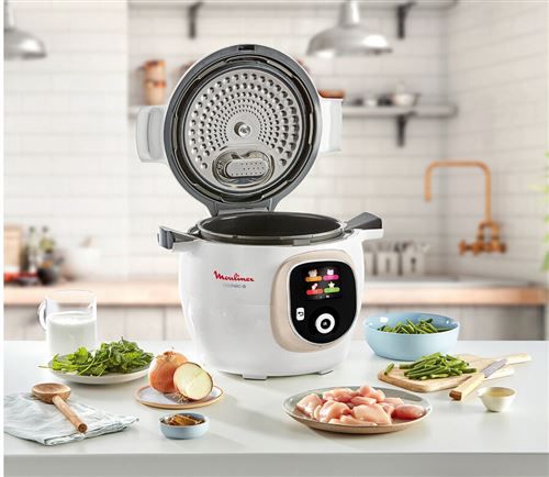 Moulinex Cookeo Blanc 180 recettes CE85BA10