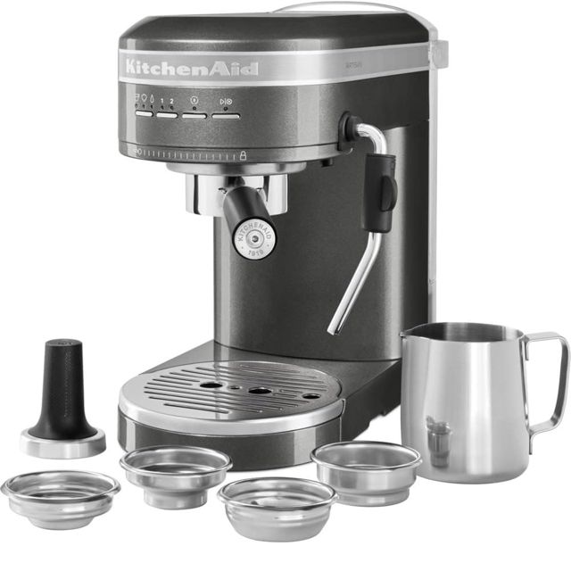 KitchenAid cafétiere artisan gris étain 5KES6503EMS