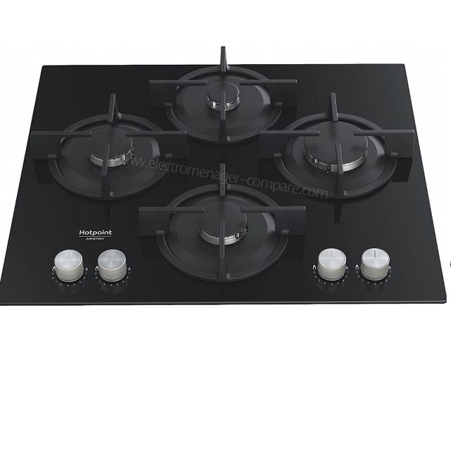 Ariston plaque cuisson au gaz 4 feux GS 61S/BK