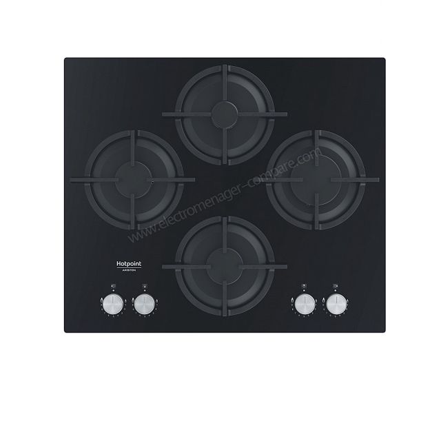 Ariston plaque cuisson au gaz 4 feux GS 61S/BK