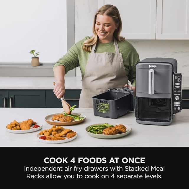 Ninja friteuse double zone verticale SL400EU