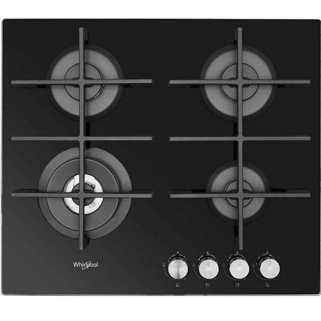Whirlpool plaque de cuisson à gaz 4 feux GOWL628NB