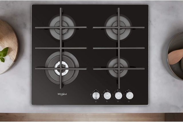 Whirlpool plaque de cuisson à gaz 4 feux GOWL628NB