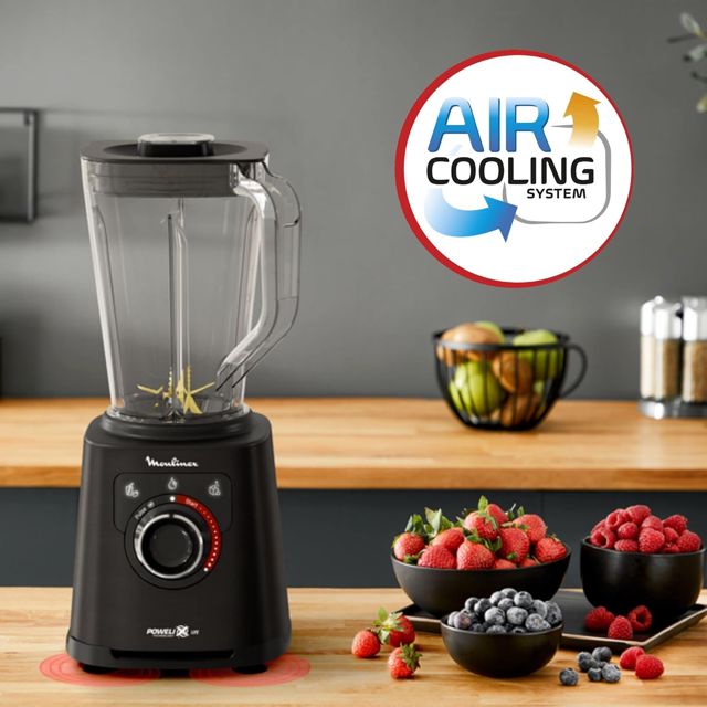 Moulinex blender Perfect Mix+ en verre 1200w LM88A8