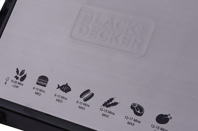 Black&Decker grill panineuse 2000 watts CG2000-B5