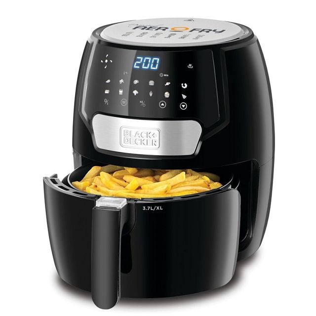 Black et Decker airfryer friteuse digital 4l 1500W AF4037-B5