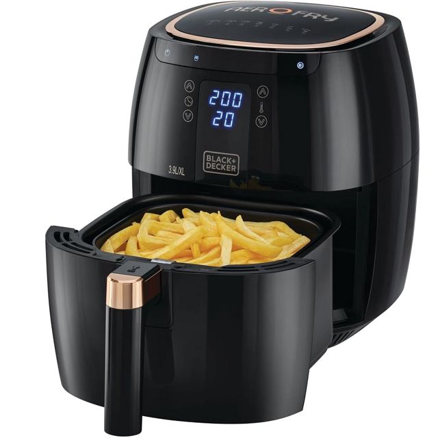 Black&Decker airfryer friteuse digital 1500w 5.5L AF5539-B5