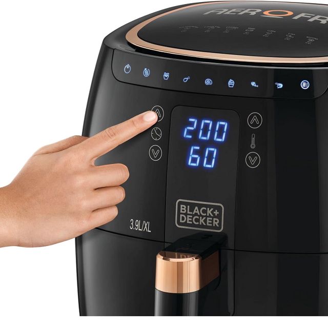 Black&Decker airfryer friteuse digital 1500w 5.5L AF5539-B5