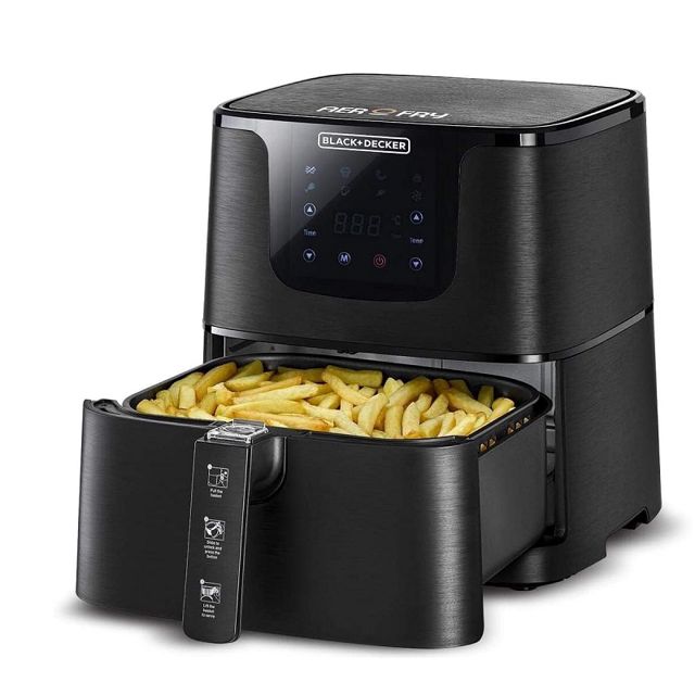 Black&Decker airfryer friteuse digital 5.8L 1700w AF700-B5