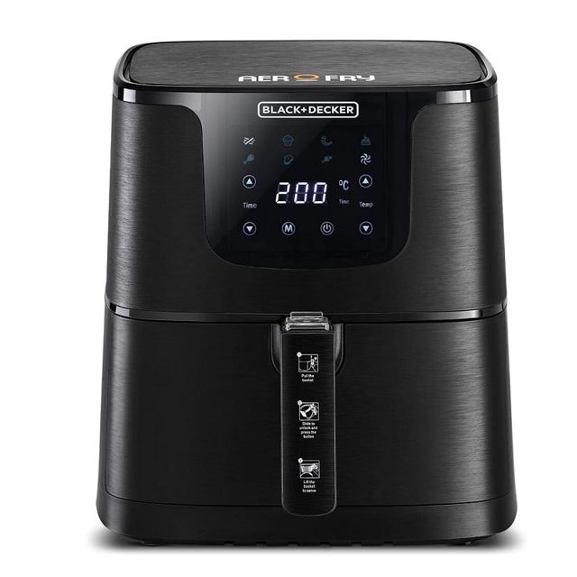 Black&Decker airfryer friteuse digital 5.8L 1700w AF700-B5