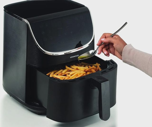 Kenwood airfryer friteuse digital 7L 1800W HFM80.000SS