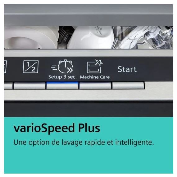 Siemens lave vaisselle encastrable iq300 sn53es27ve