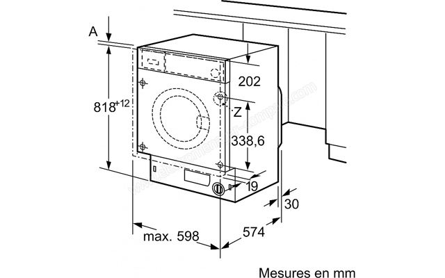 Siemens Lave linge encastrable IQ700 wi14w549ff 8kg