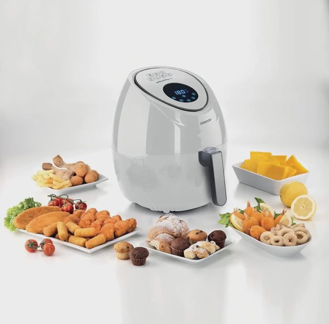 Kenwood friteuse airfryer 1500W 3.8L Blanc Hfp30.000 Wh