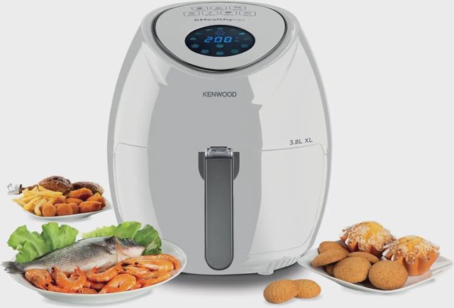 Kenwood friteuse airfryer 1500W 3.8L Blanc Hfp30.000 Wh