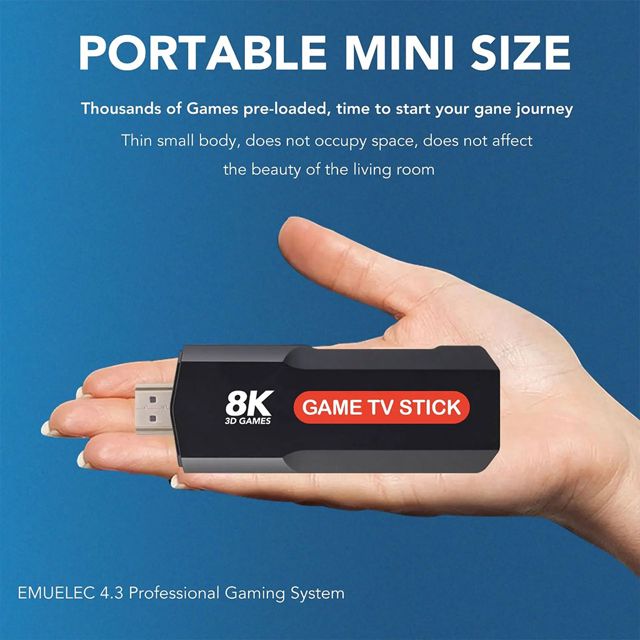 Game stick sans fils TV BOX X2 8K 5G