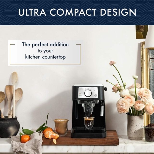 Delonghi stilosa cafétière avec mousseur EC260.BK