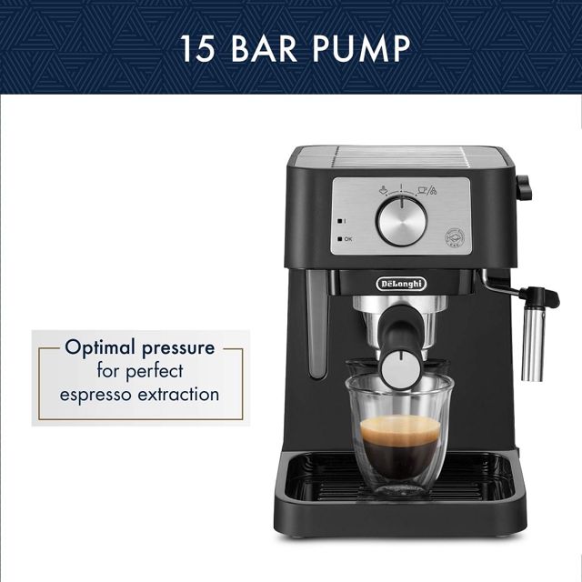 Delonghi stilosa cafétière avec mousseur EC260.BK