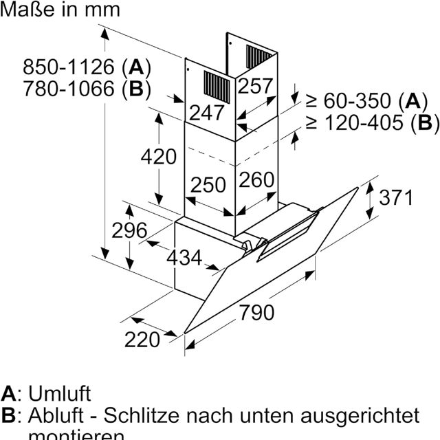 Bosch hotte mural Série 2 80cm DWK87EM60
